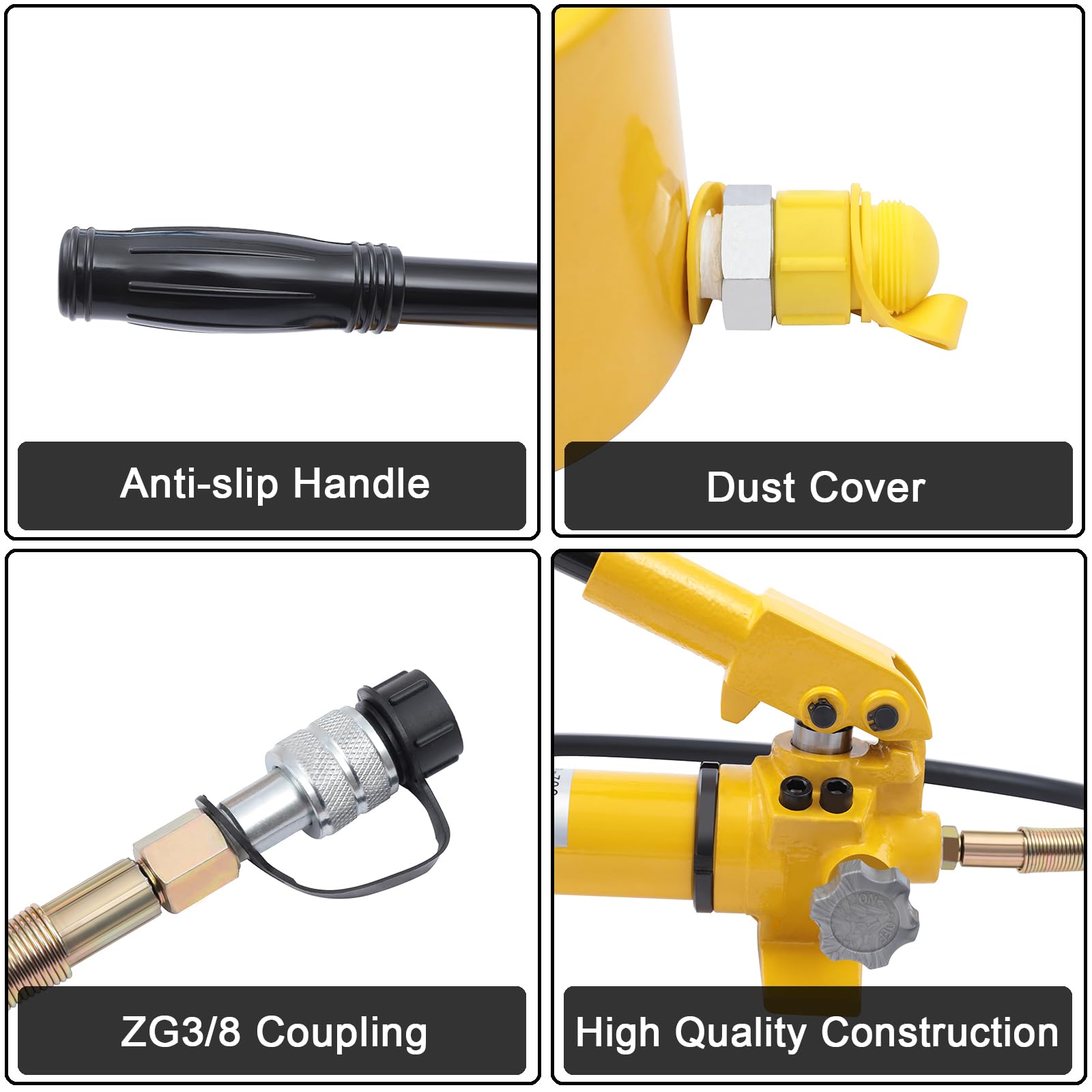 Futchoy 30T Hydraulic Jack + CP-700 Pump, Porta Power Ram
